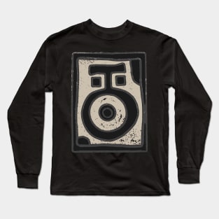 Geometric Abstract Design Long Sleeve T-Shirt